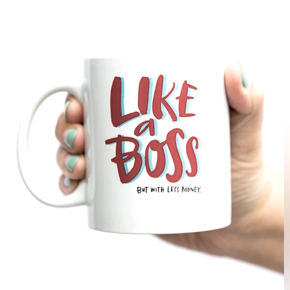 Like a Boss, But with Less Money Ceramic 11oz Mug NIB